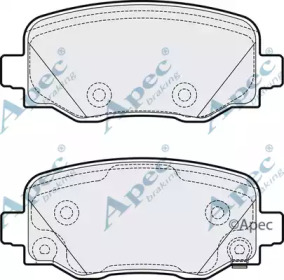 APEC BRAKING pad2069 -  Комплект тормозных колодок, дисковый тормоз